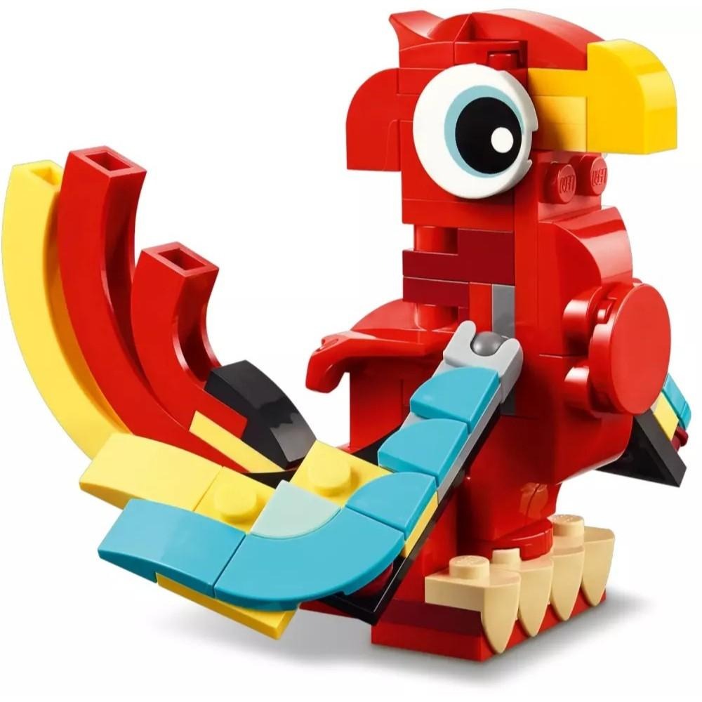 [樂享積木][可刷卡] LEGO 31145 紅龍 創意3合一系列-細節圖5