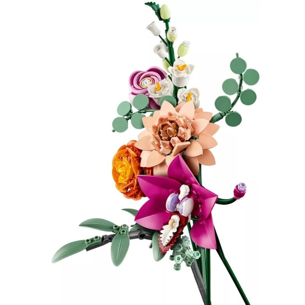 [樂享積木] LEGO 10342 優雅粉紅花束 ICONS系列-細節圖5