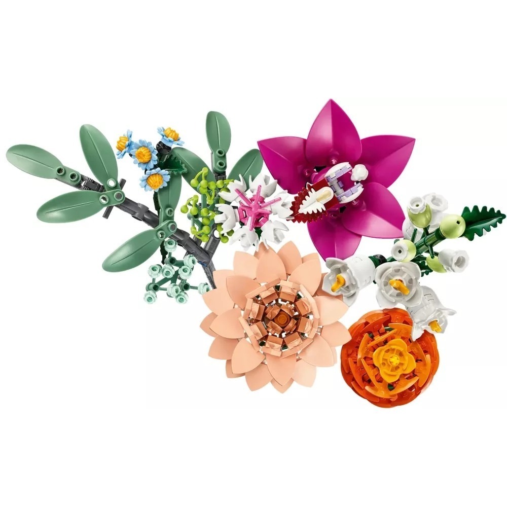 [樂享積木] LEGO 10342 優雅粉紅花束 ICONS系列-細節圖6