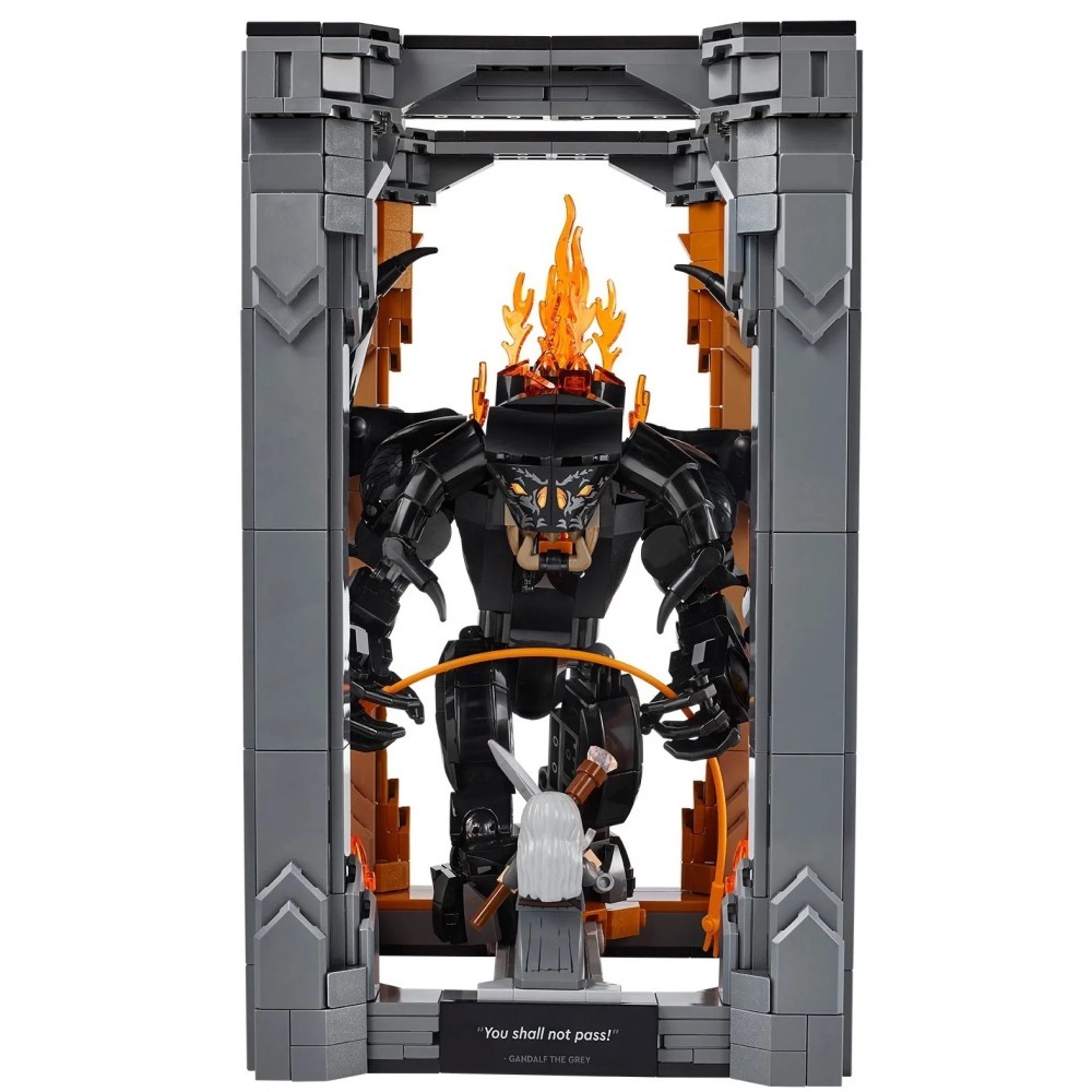 [樂享積木] LEGO 10367 魔戒：炎魔書擋擺飾 魔戒系列-細節圖3