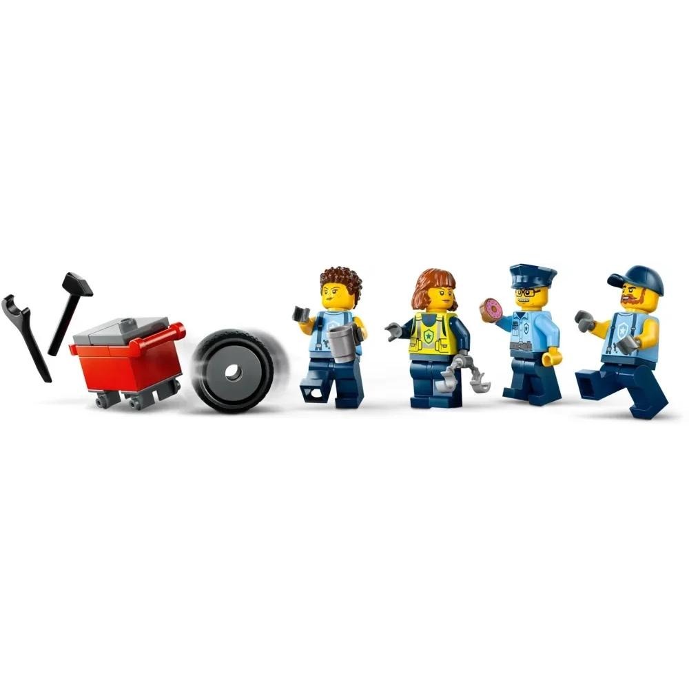 [樂享積木] LEGO 60457 客製化警車車庫 城市系列-細節圖6