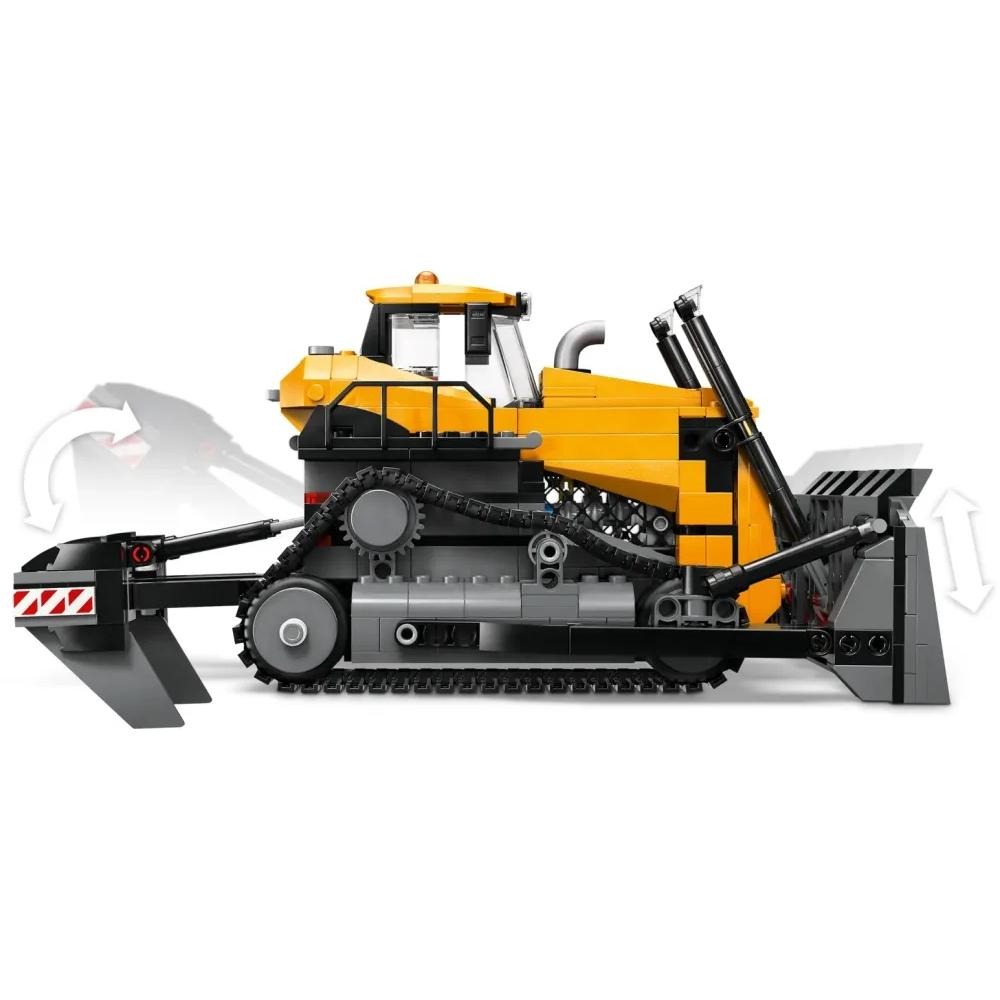 [樂享積木] LEGO 60466 配備前端裝載機的黃色推土機 城市系列-細節圖5