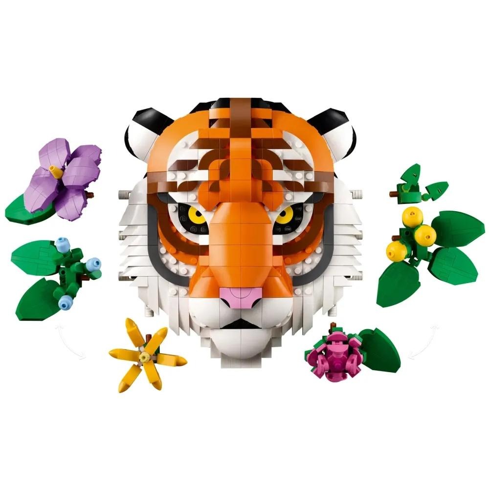 [樂享積木] LEGO 31217 動物群系列－老虎 ART系列-細節圖5