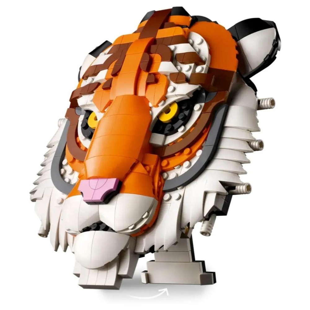 [樂享積木][可刷卡] LEGO 31217 動物群系列－老虎 ART系列-細節圖4