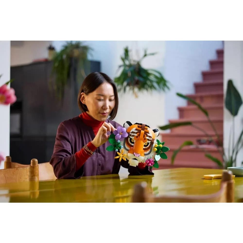 [樂享積木][可刷卡] LEGO 31217 動物群系列－老虎 ART系列-細節圖8