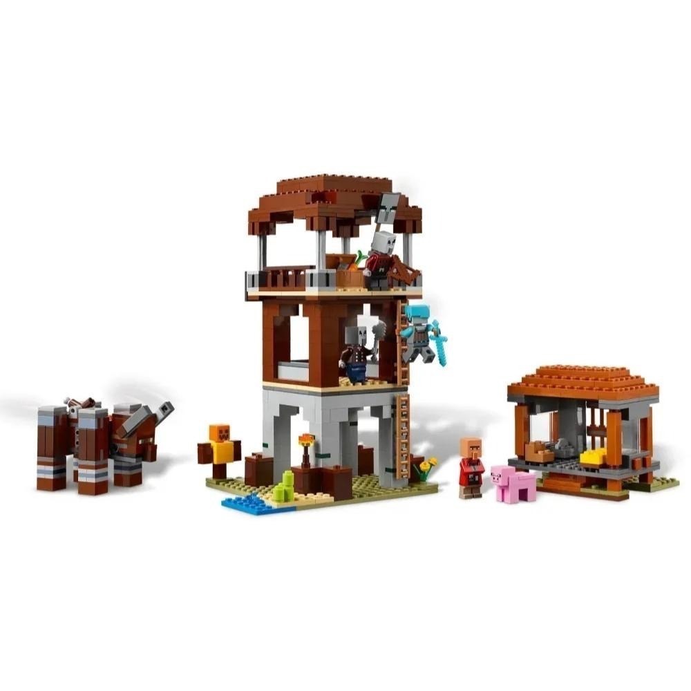 [樂享積木][可刷卡] LEGO 21278 劫掠者前哨和劫毀獸 Minecraft系列-細節圖4