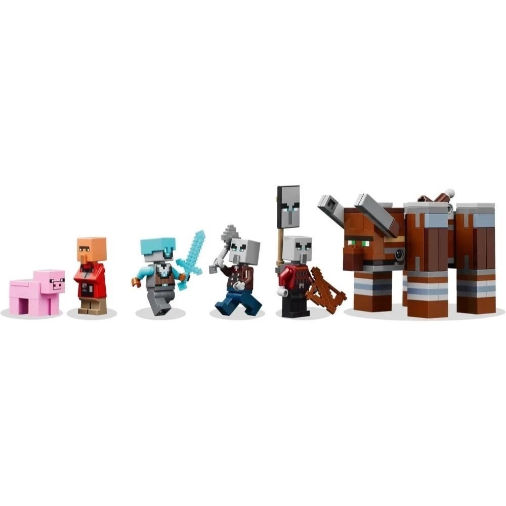 [樂享積木][可刷卡] LEGO 21278 劫掠者前哨和劫毀獸 Minecraft系列-細節圖8