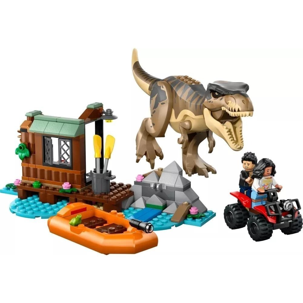 [樂享積木][可刷卡] LEGO 76975 逃離暴龍河川大冒險 侏羅紀世界系列-細節圖3