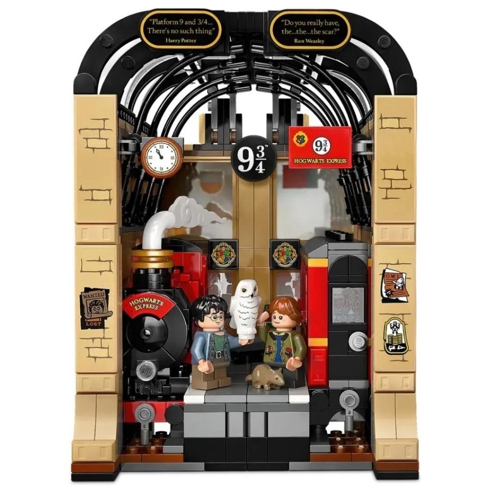 [樂享積木] LEGO 76450 書擋擺飾：霍格華茲™ 特快車 哈利波特系列-細節圖4