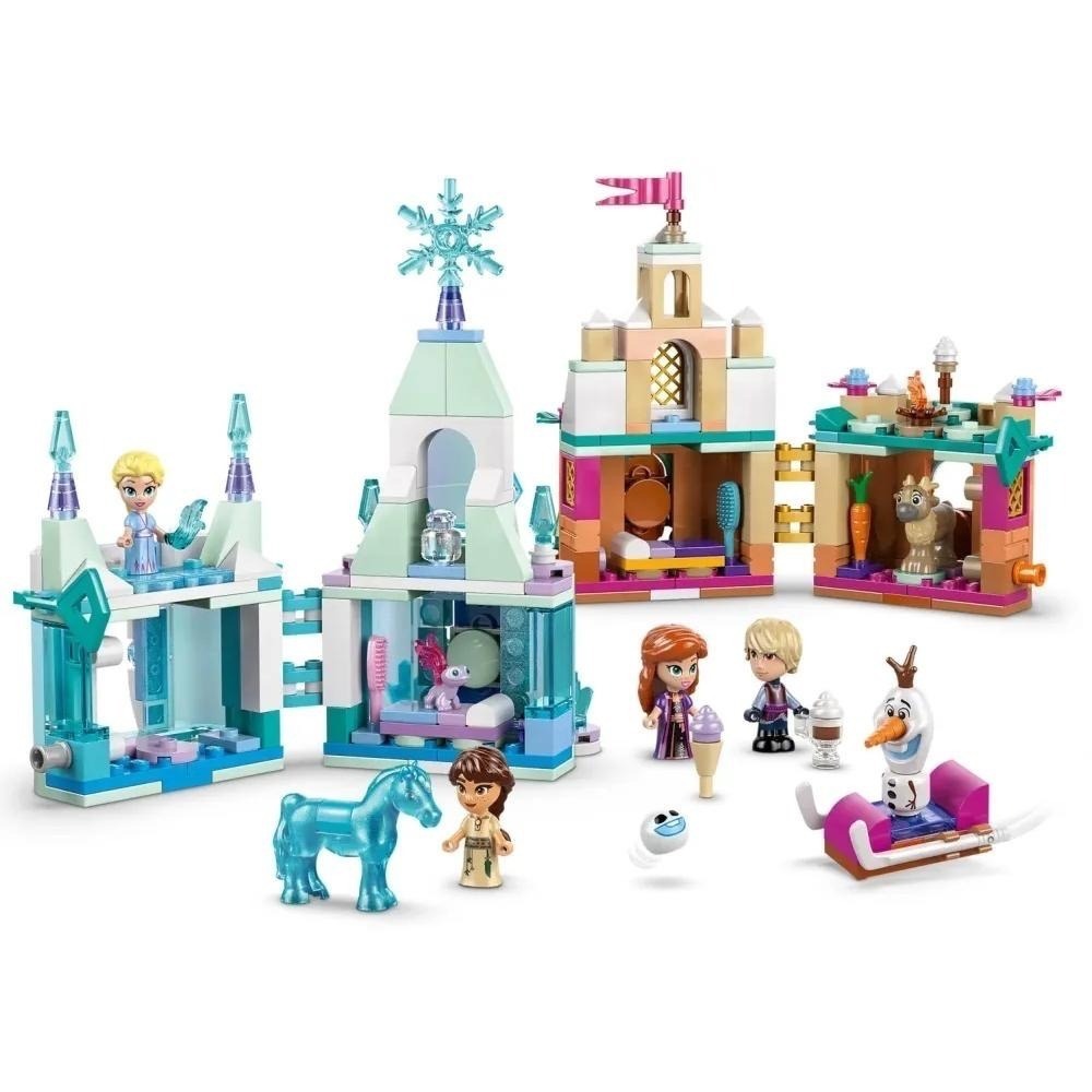 [樂享積木][可刷卡] LEGO 43278 迷你艾倫戴爾城堡和艾莎的冰雪宮殿 迪士尼系列-細節圖4