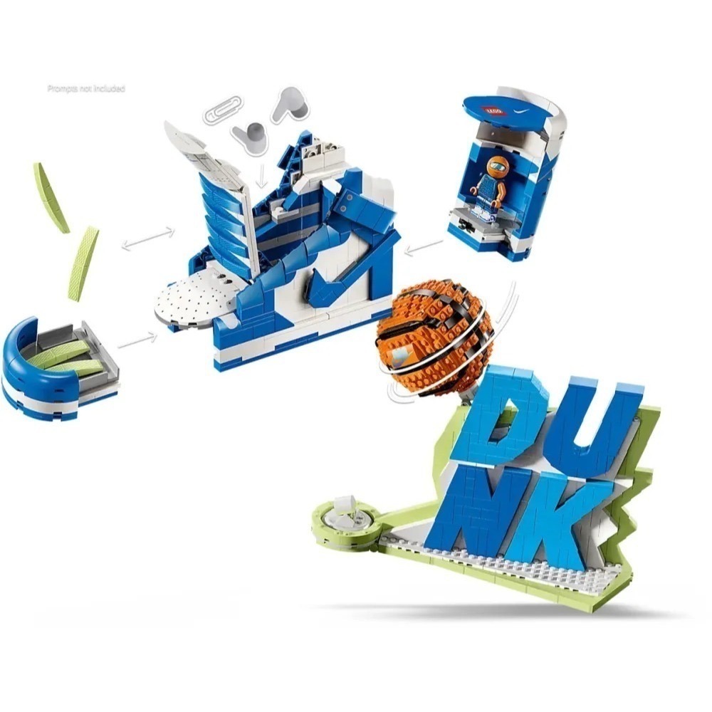 [樂享積木] LEGO 43008 Nike Dunk x LEGO Set ICONS系列-細節圖4