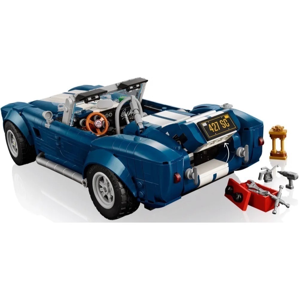 [樂享積木] LEGO 10357 謝爾比 眼鏡蛇跑車 Shelby Cobra 427 S/C ICONS系列-細節圖4