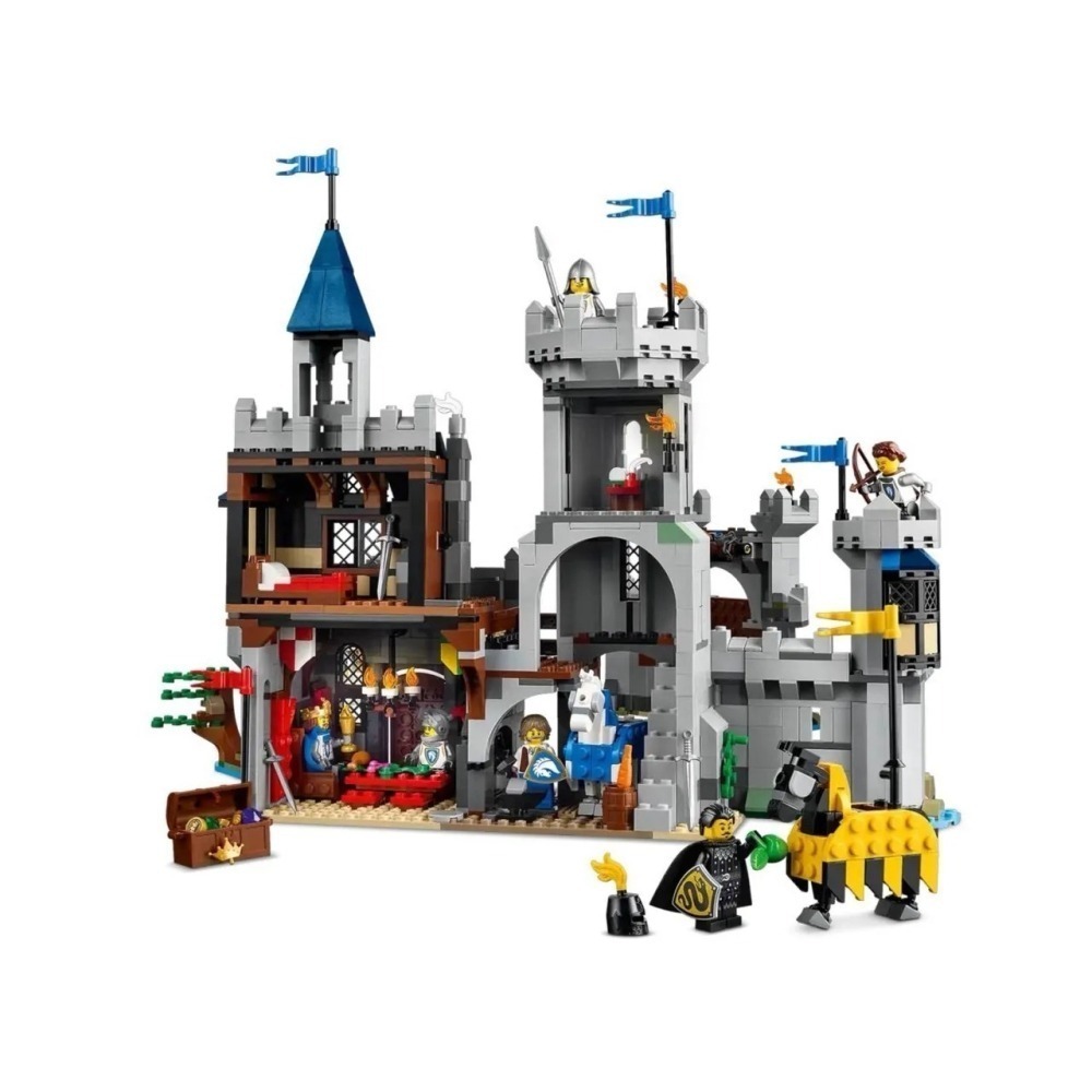[樂享積木][可刷卡] LEGO 31168 中世紀騎士城堡 創意3合一系列-細節圖4