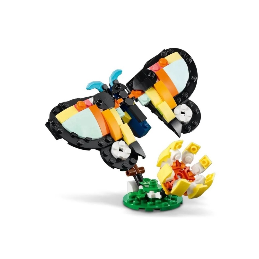 [樂享積木] LEGO 31173 野生動物：熱帶巨嘴鳥 創意3合一系列-細節圖4