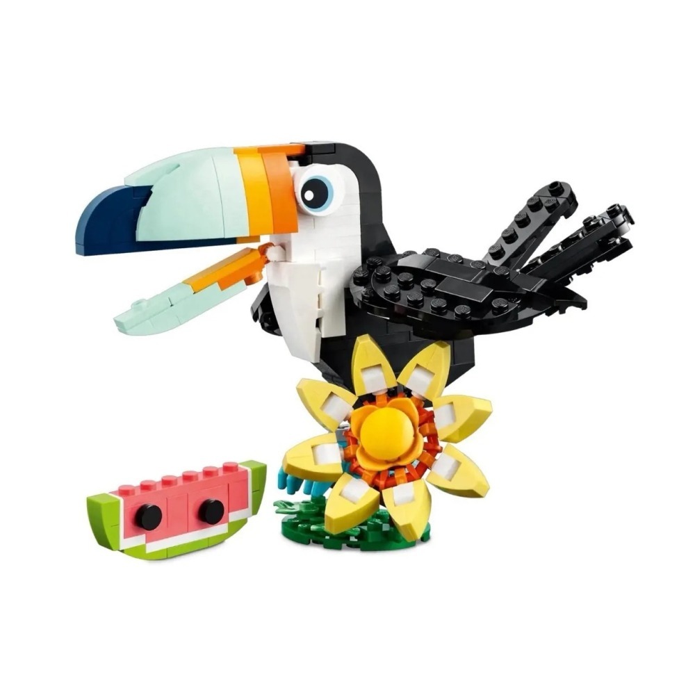 [樂享積木] LEGO 31173 野生動物：熱帶巨嘴鳥 創意3合一系列-細節圖6