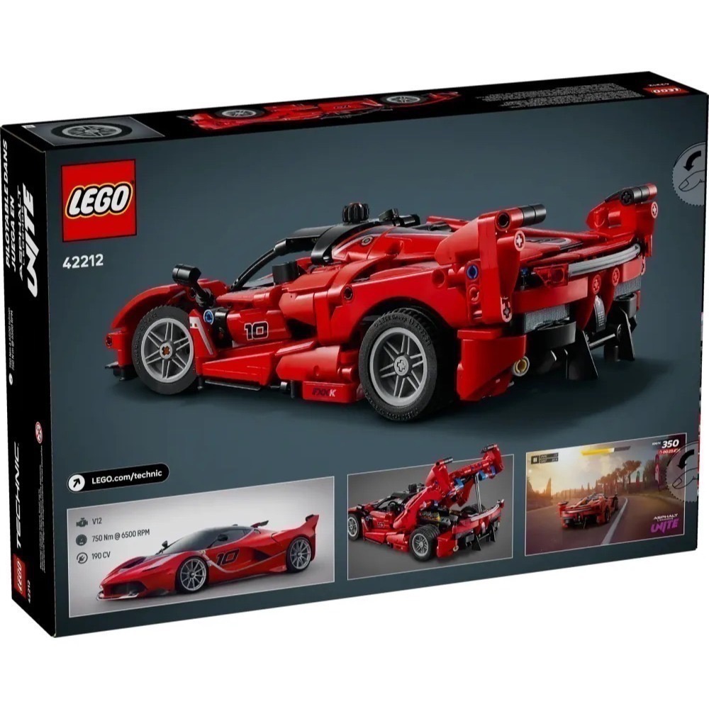 [樂享積木][可刷卡] LEGO 42212 法拉利 Ferrari FXX K 科技系列-細節圖2