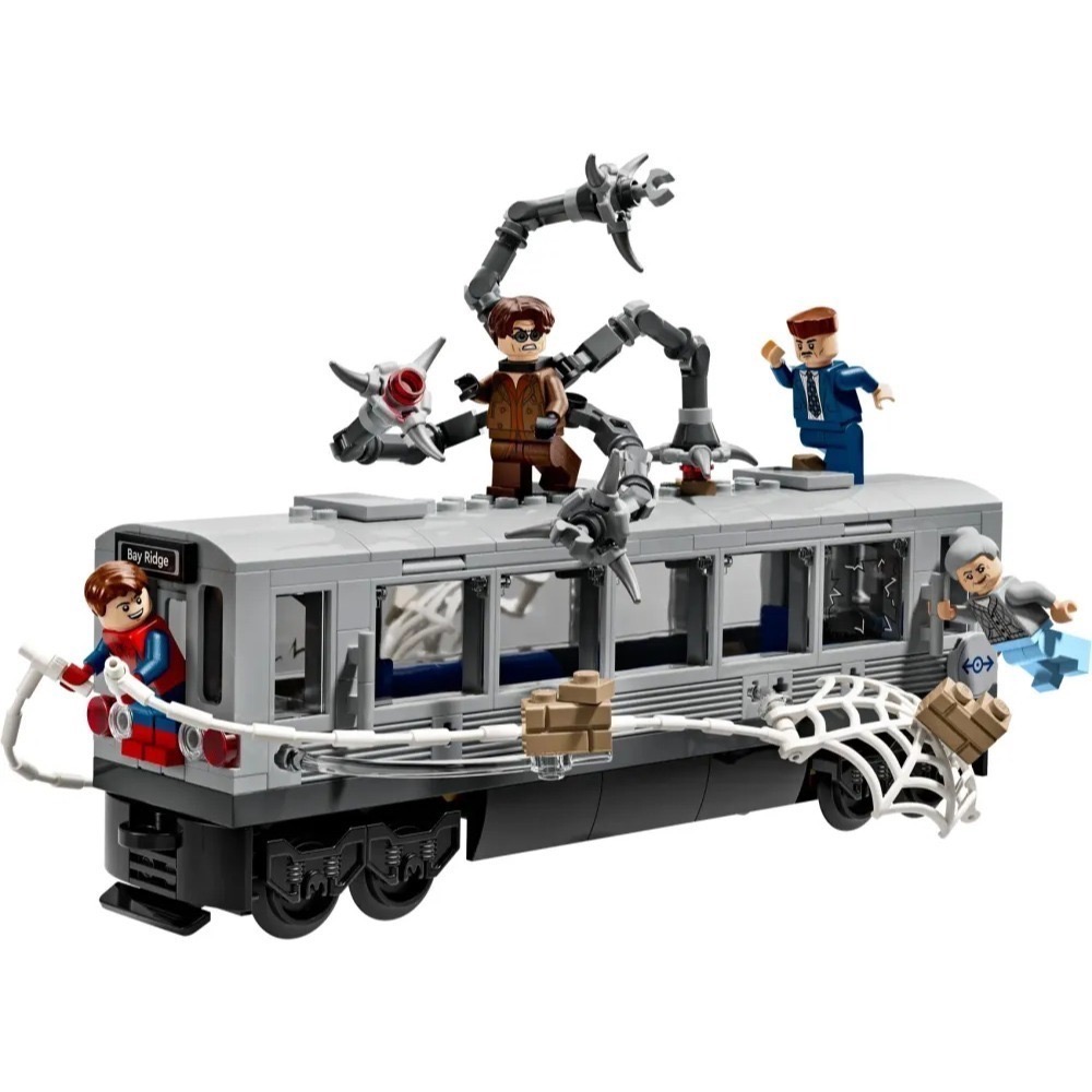 [樂享積木][可刷卡] LEGO 76321 蜘蛛人大戰八爪博士地鐵列車場景 超級英雄系列-細節圖3