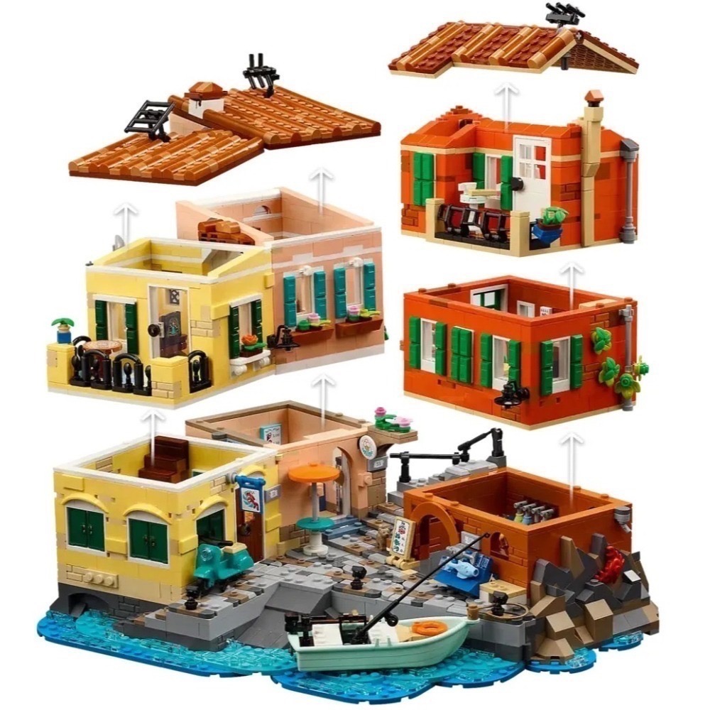 [樂享積木][可刷卡] LEGO 21359 義大利里維埃拉 IDEAS系列-細節圖5