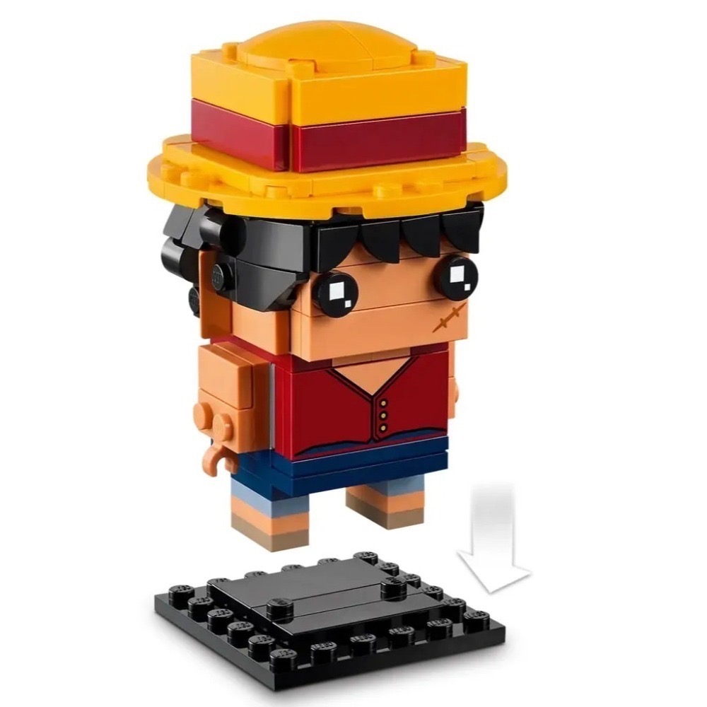 [樂享積木] LEGO 40799 魯夫大頭 / 40800 巴其大頭 BrickHeadz系列-細節圖5