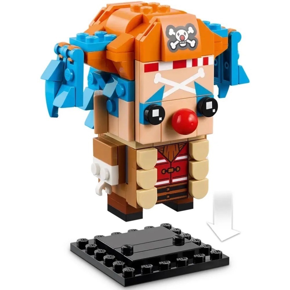 [樂享積木] LEGO 40799 魯夫大頭 / 40800 巴其大頭 BrickHeadz系列-細節圖9