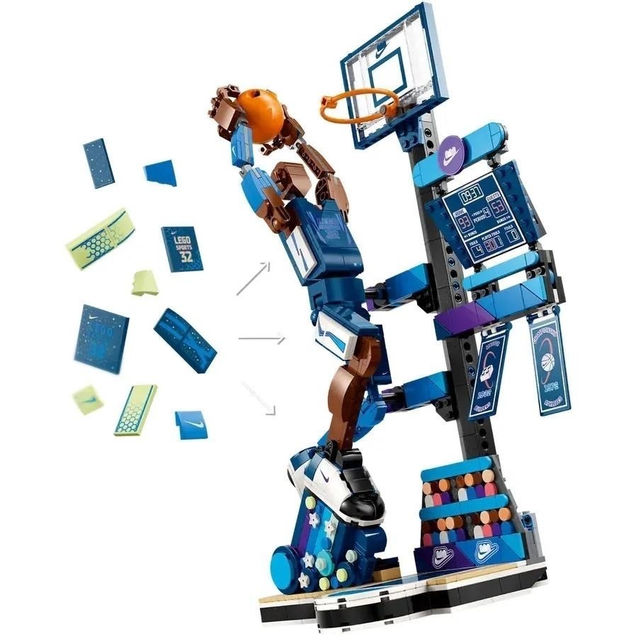 [樂享積木] LEGO 43010 Nike Slam Dunk Nike系列-細節圖4