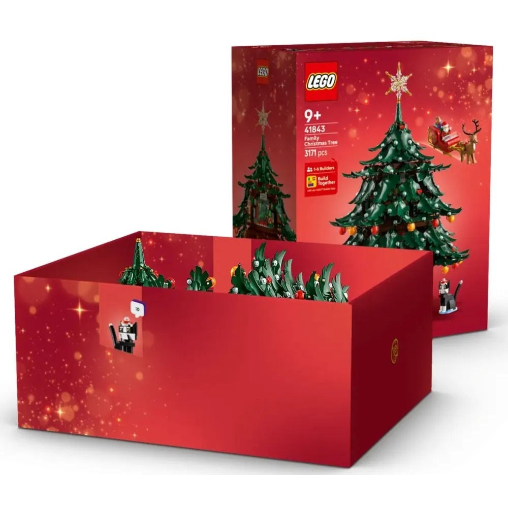 [樂享積木] LEGO 41843 家庭耶誕樹擺飾 聖誕系列-細節圖3