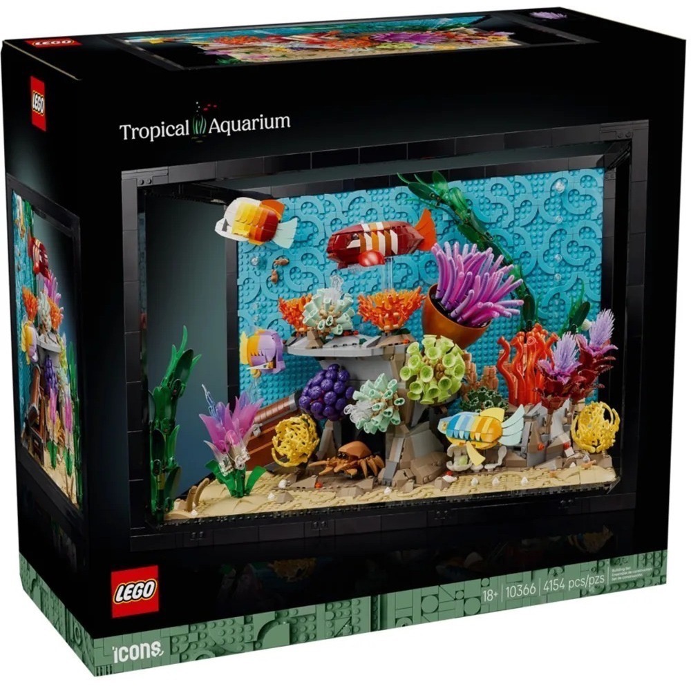 [樂享積木] LEGO 10366 熱帶水族箱 ICONS系列-細節圖2