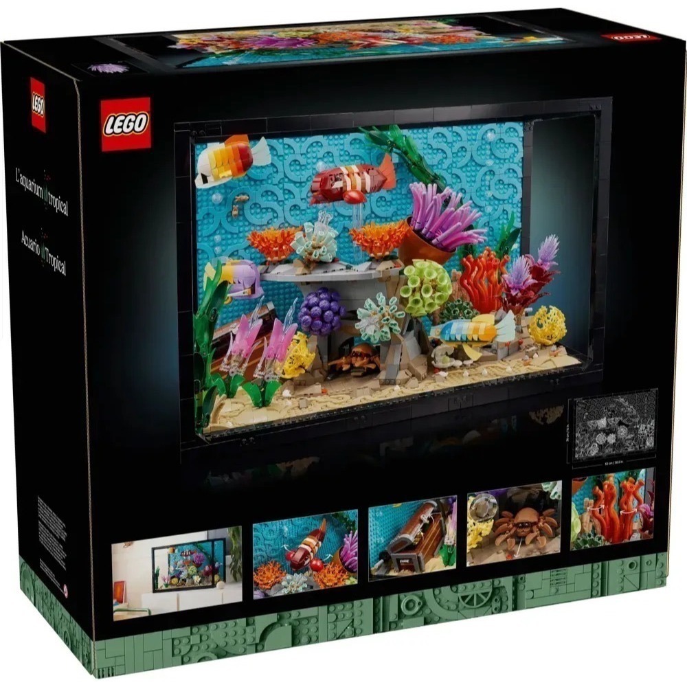 [樂享積木][可刷卡] LEGO 10366 熱帶水族箱 ICONS系列-細節圖2