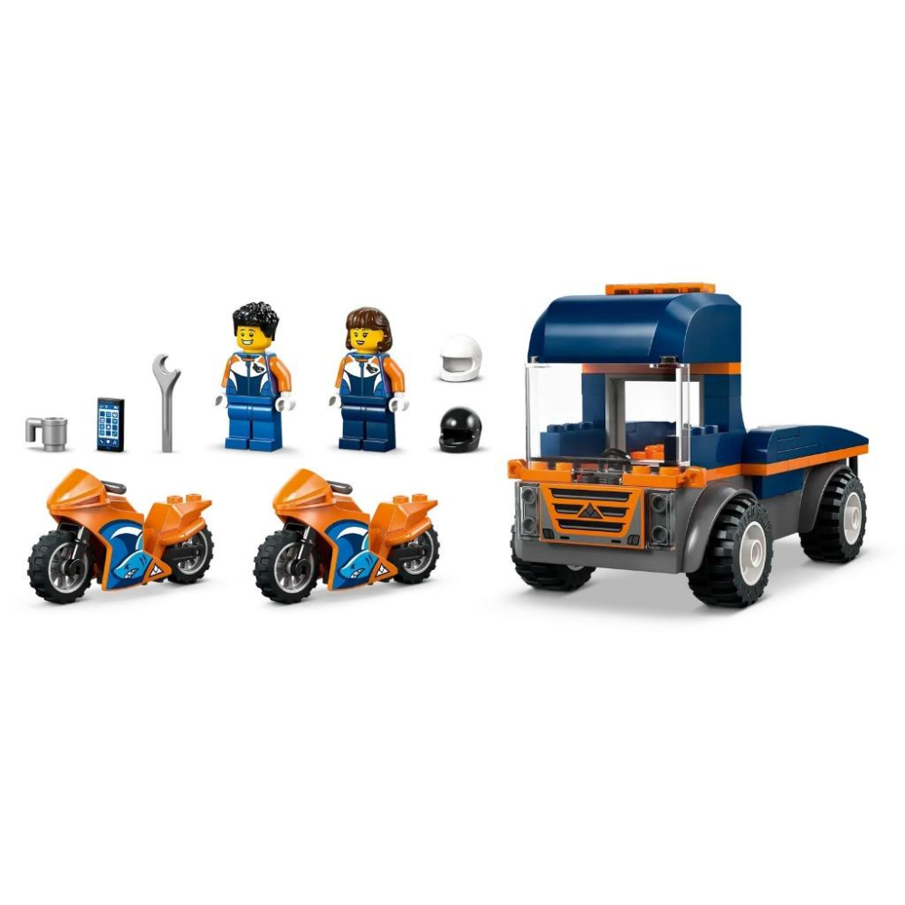 [樂享積木] LEGO 60491 摩托車運輸車 城市系列-細節圖3