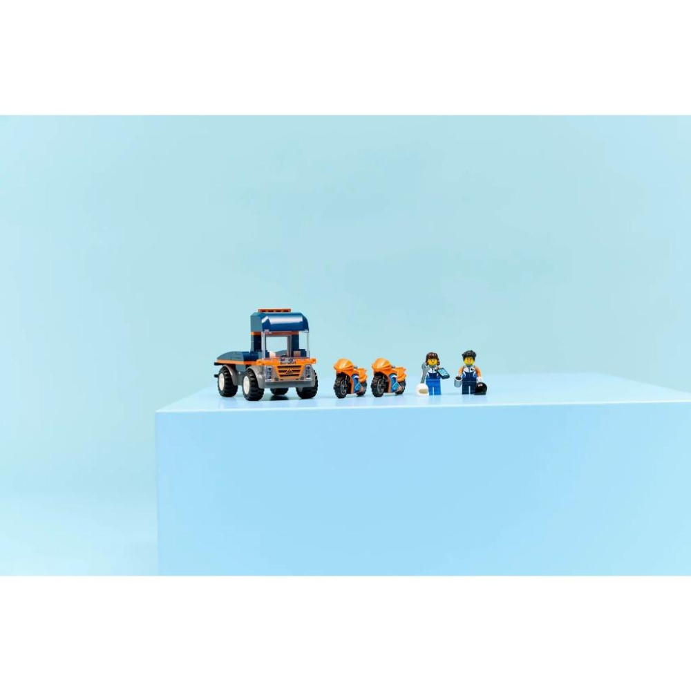 [樂享積木] LEGO 60491 摩托車運輸車 城市系列-細節圖9