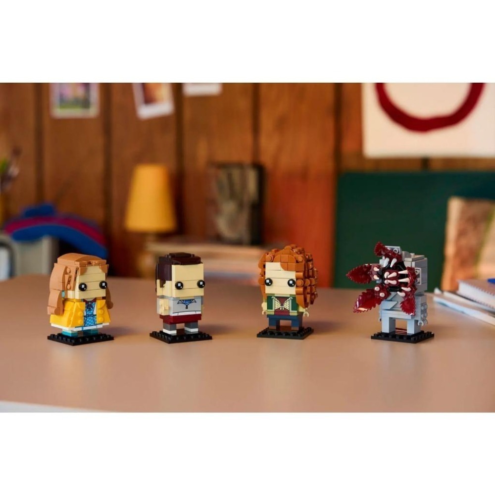 [樂享積木][可刷卡] LEGO 40879 伊萊雯、麥克絲、Demogorgon和荷莉玩偶 BrickHeadz系列-細節圖7