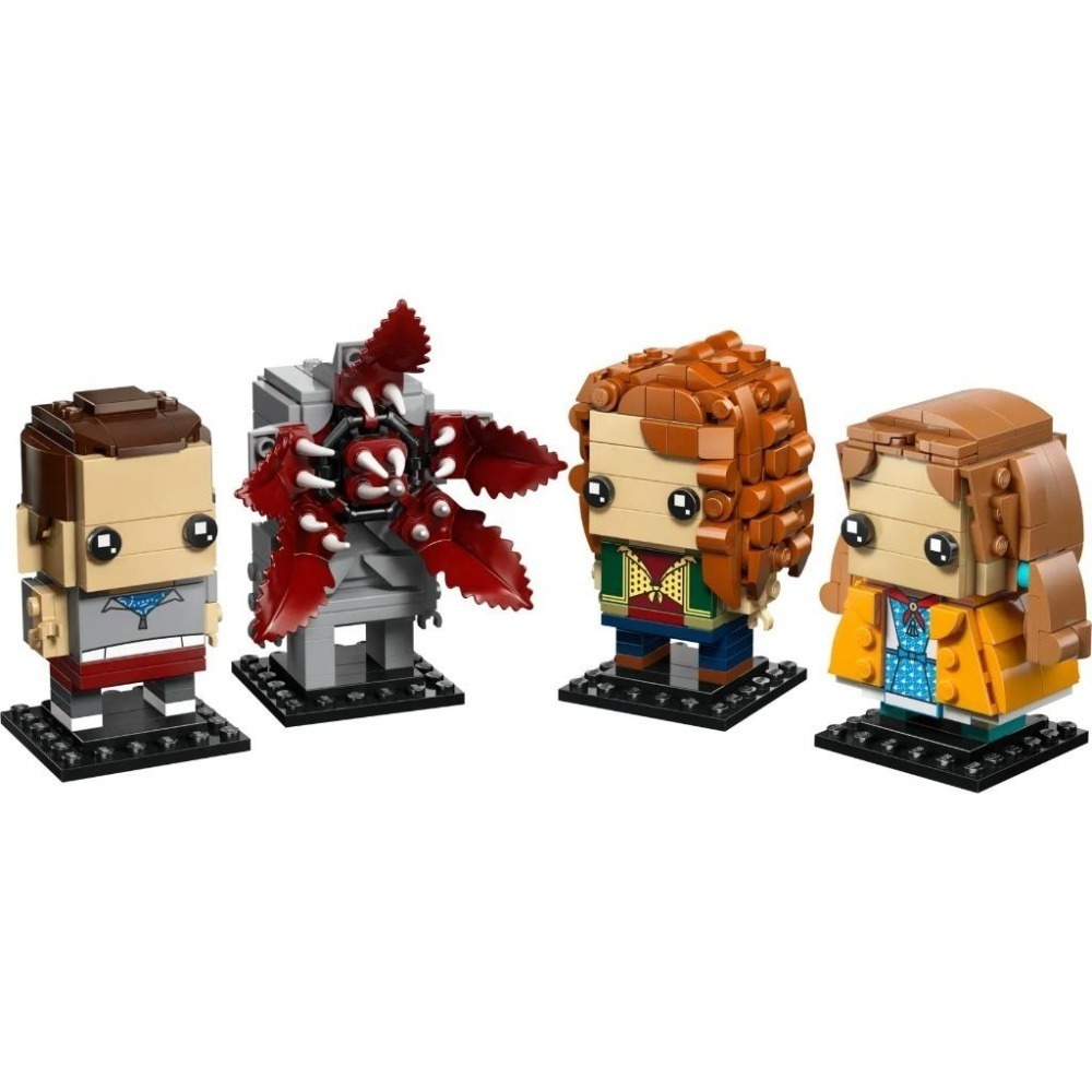 [樂享積木][可刷卡] LEGO 40879 伊萊雯、麥克絲、Demogorgon和荷莉玩偶 BrickHeadz系列-細節圖3