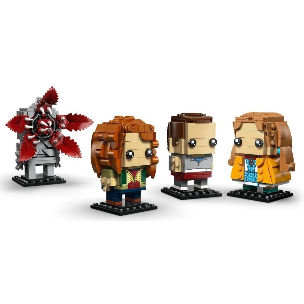 [樂享積木][可刷卡] LEGO 40879 伊萊雯、麥克絲、Demogorgon和荷莉玩偶 BrickHeadz系列-細節圖4