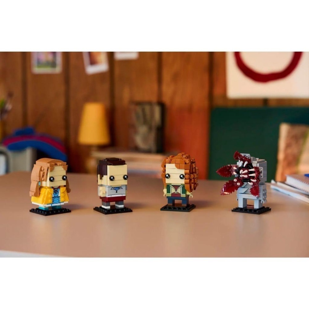 [樂享積木][可刷卡] LEGO 40879 伊萊雯、麥克絲、Demogorgon和荷莉玩偶 BrickHeadz系列-細節圖7