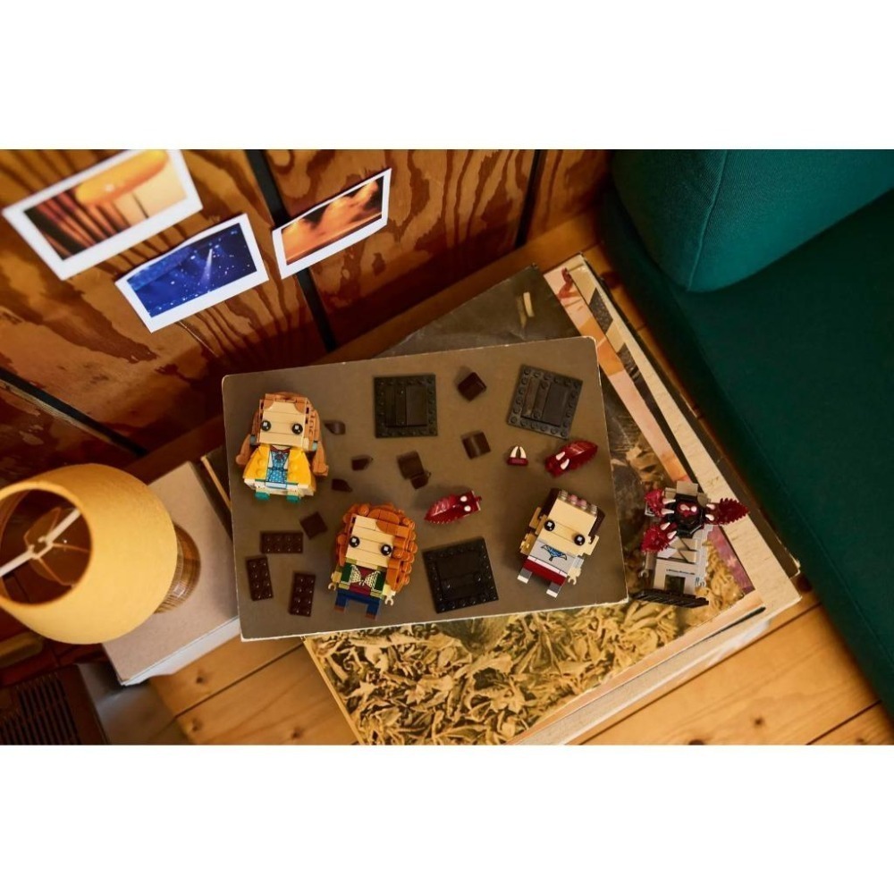 [樂享積木][可刷卡] LEGO 40879 伊萊雯、麥克絲、Demogorgon和荷莉玩偶 BrickHeadz系列-細節圖9