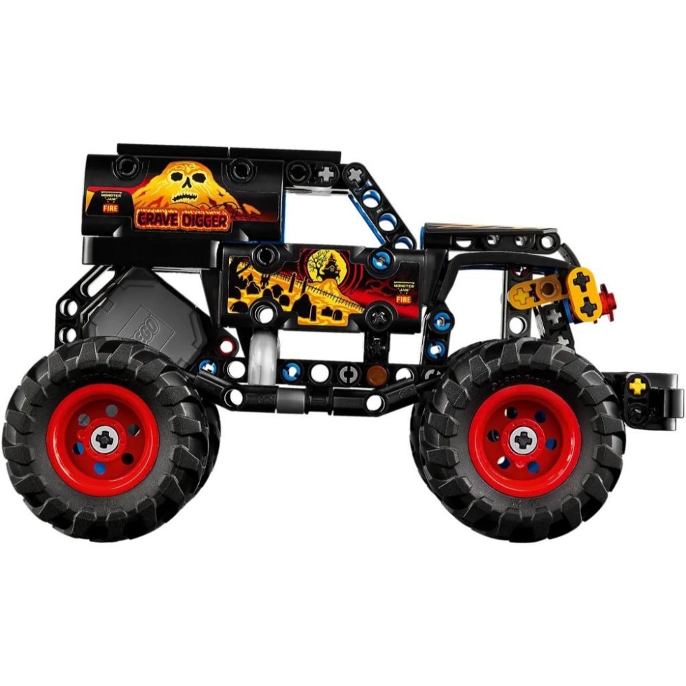 [樂享積木] LEGO 42219 Monster Jam Grave Digger 火與冰 科技系列-細節圖3