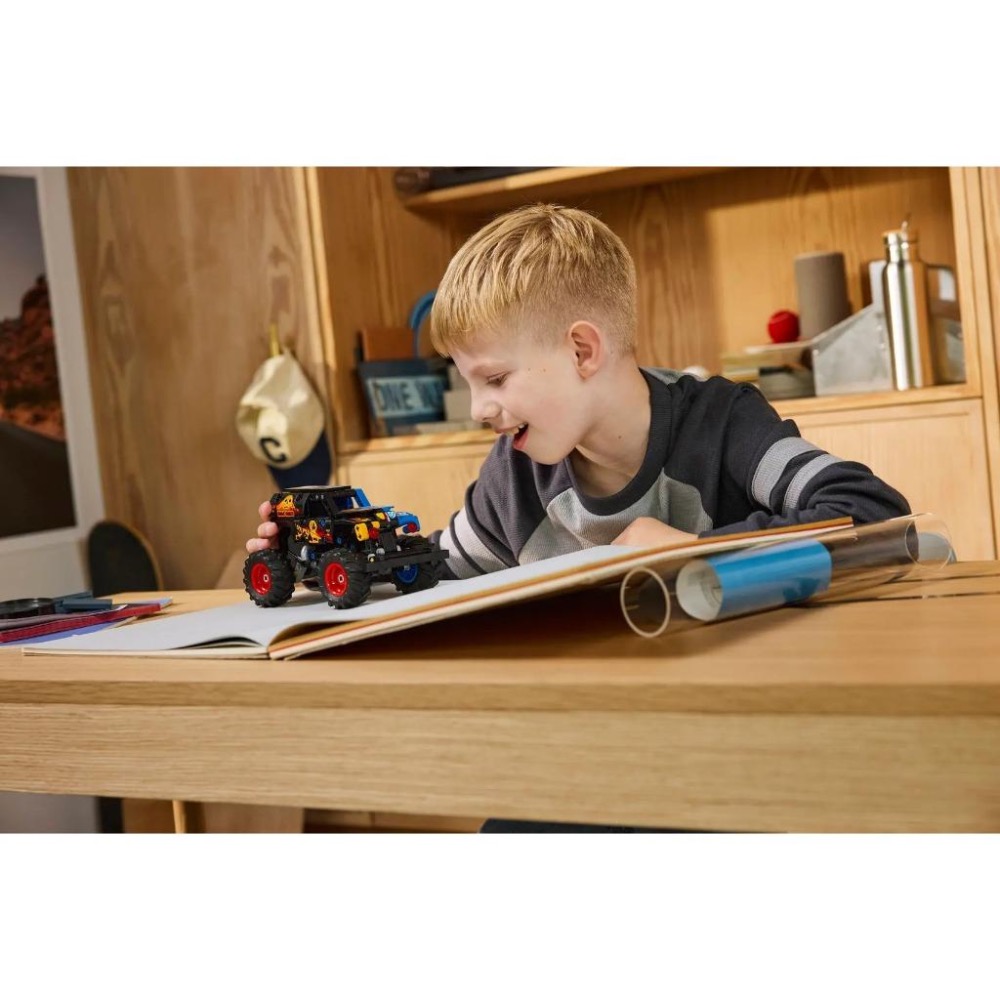 [樂享積木] LEGO 42219 Monster Jam Grave Digger 火與冰 科技系列-細節圖9