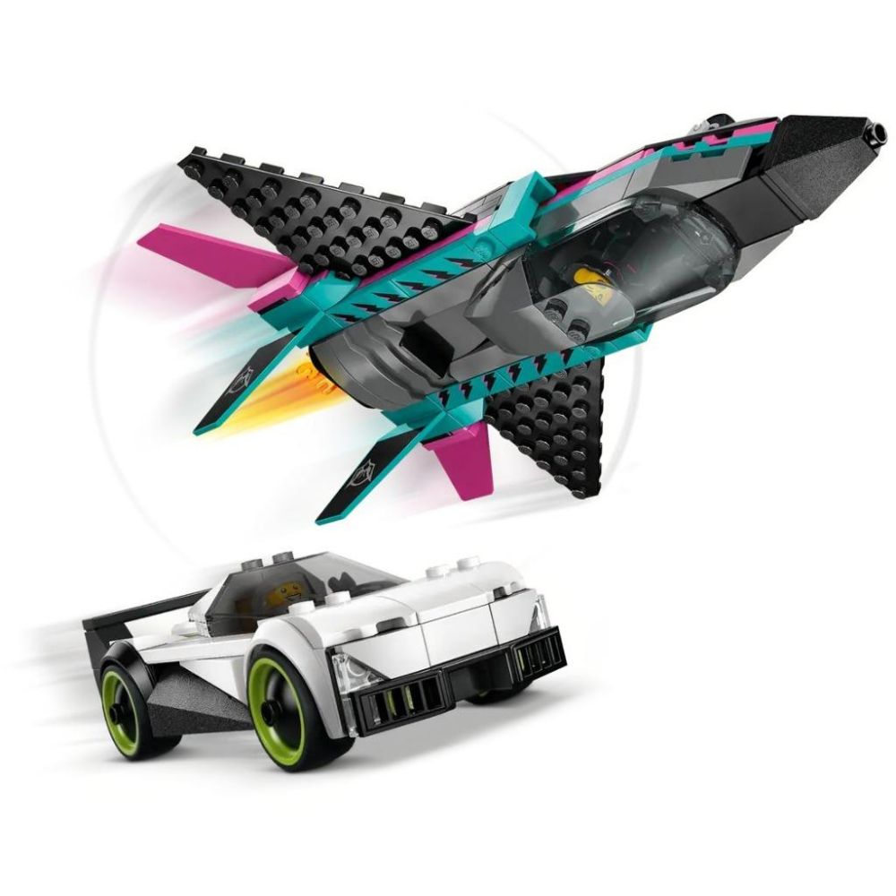 [樂享積木] LEGO 60489 噴射機 vs. 汽車 城市系列-細節圖5