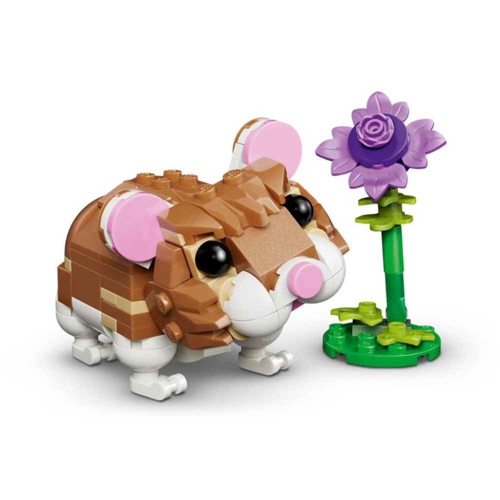[樂享積木] LEGO 31376 可愛倉鼠和花朵 創意3合一系列-細節圖4