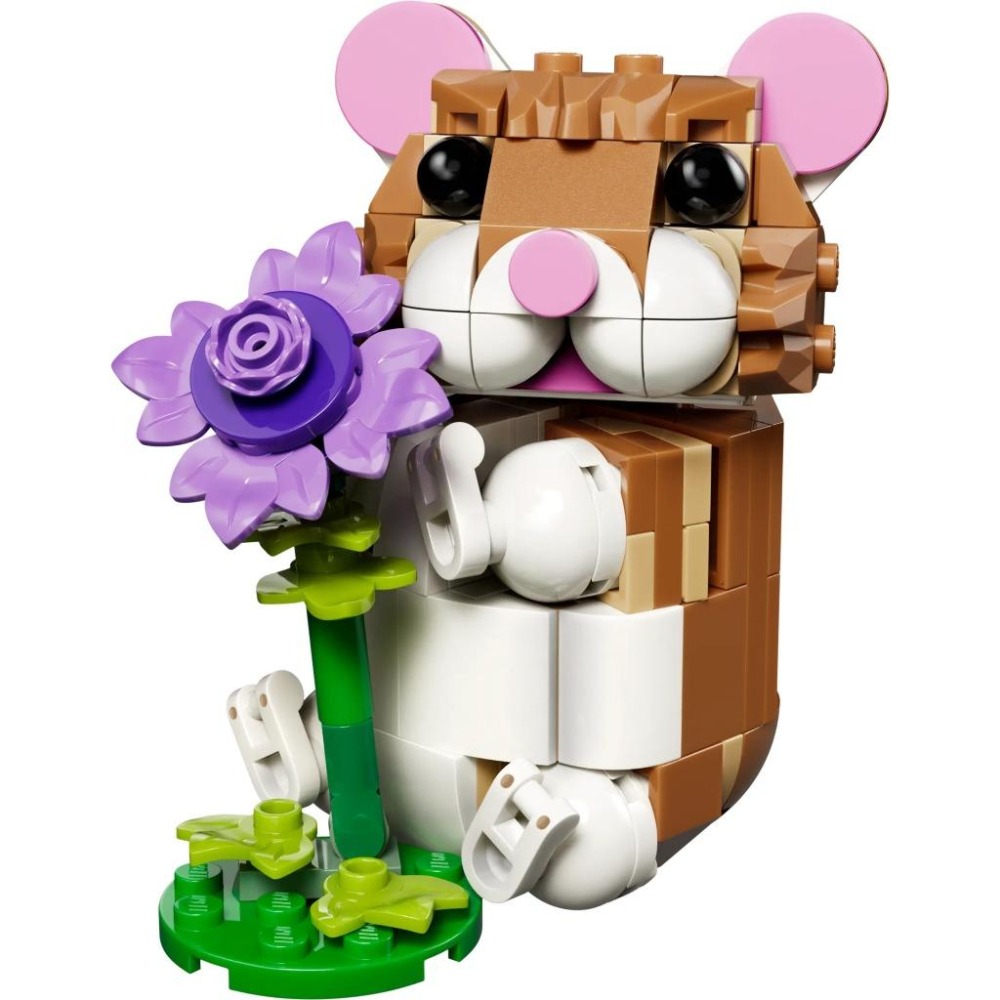 [樂享積木][可刷卡] LEGO 31376 可愛倉鼠和花朵 創意3合一系列-細節圖3