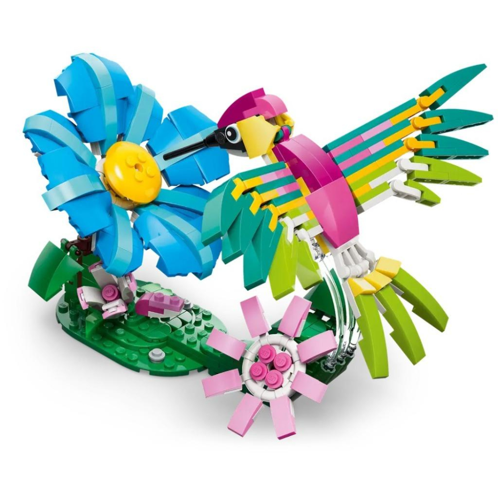 [樂享積木] LEGO 31384 野生動物：多彩蜂鳥 創意3合一系列-細節圖5