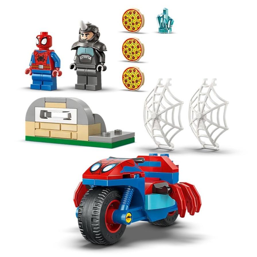[樂享積木] LEGO 11206 蜘蛛人騎摩托車大戰犀牛人 蜘蛛人系列-細節圖3