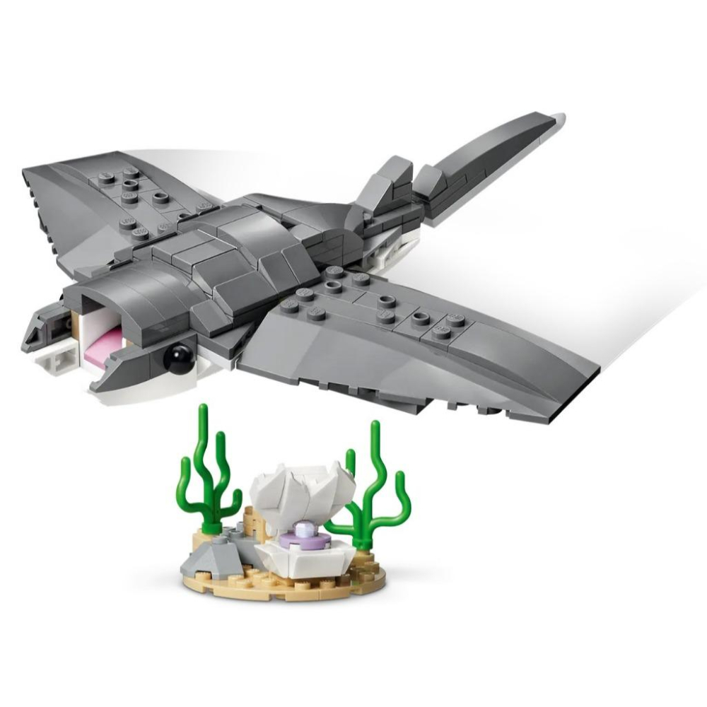 [樂享積木] LEGO 31381 凶猛鯊魚和寶箱 創意3合一系列-細節圖5