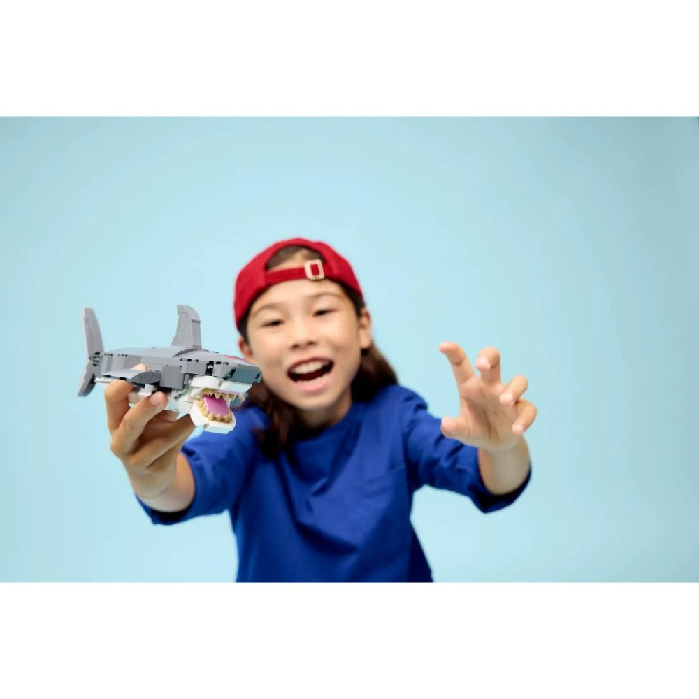 [樂享積木] LEGO 31381 凶猛鯊魚和寶箱 創意3合一系列-細節圖7