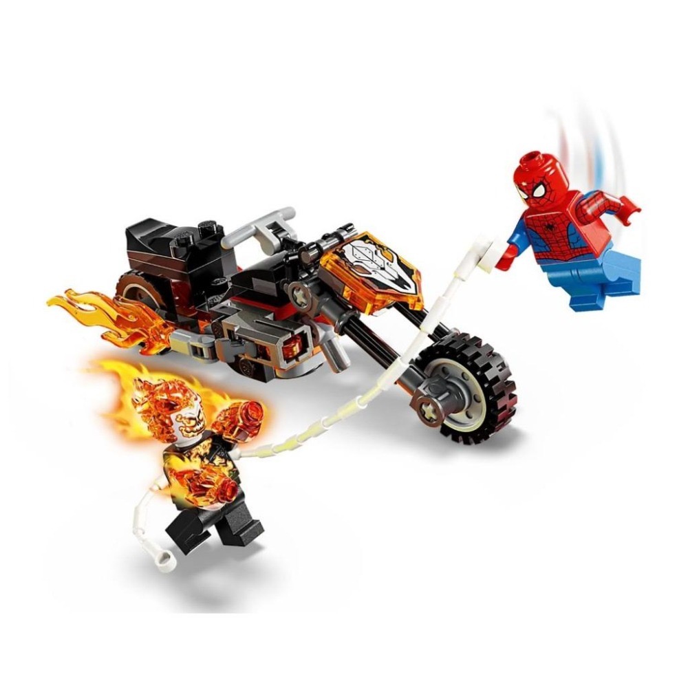 [樂享積木] LEGO 76335 蜘蛛人大戰惡靈戰警摩托車 超級英雄系列-細節圖4