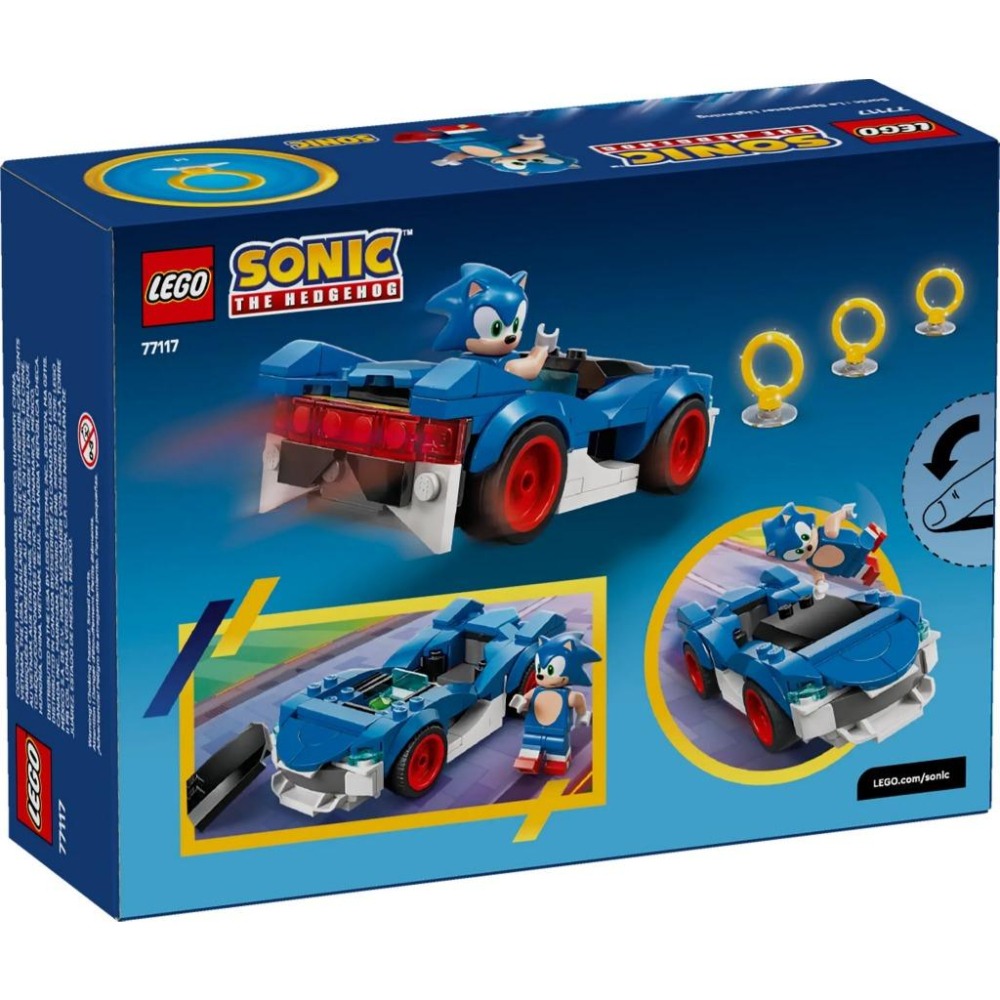 [樂享積木][可刷卡] LEGO 77117 索尼克：Speedster Lightning 音速小子系列-細節圖2