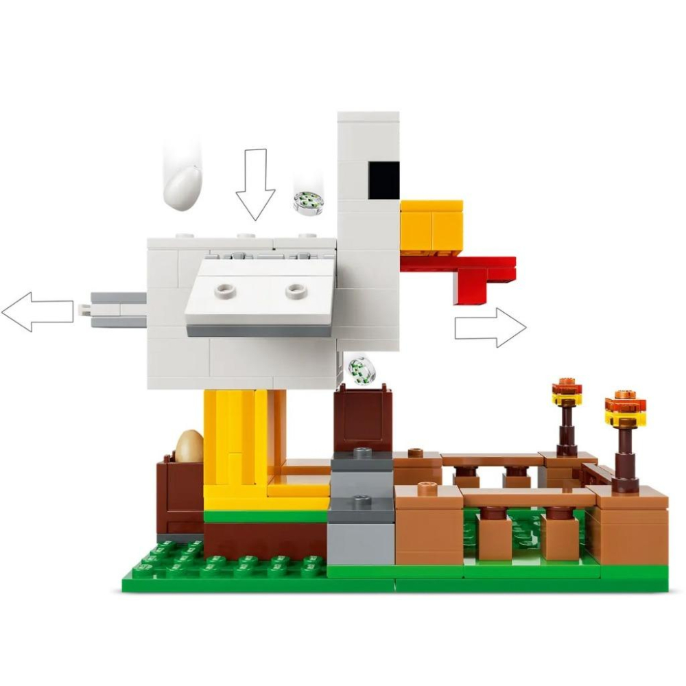 [樂享積木] LEGO 21585 雞農場 Minecraft系列-細節圖5