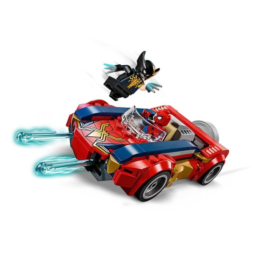 [樂享積木][可刷卡] LEGO 76336 蜘蛛人汽車大戰猛毒化金鋼狼 超級英雄系列-細節圖5