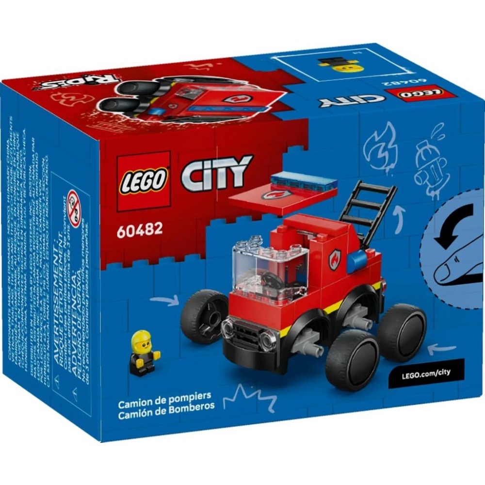 [樂享積木][可刷卡] LEGO 60482 Rides－消防車 城市系列-細節圖2