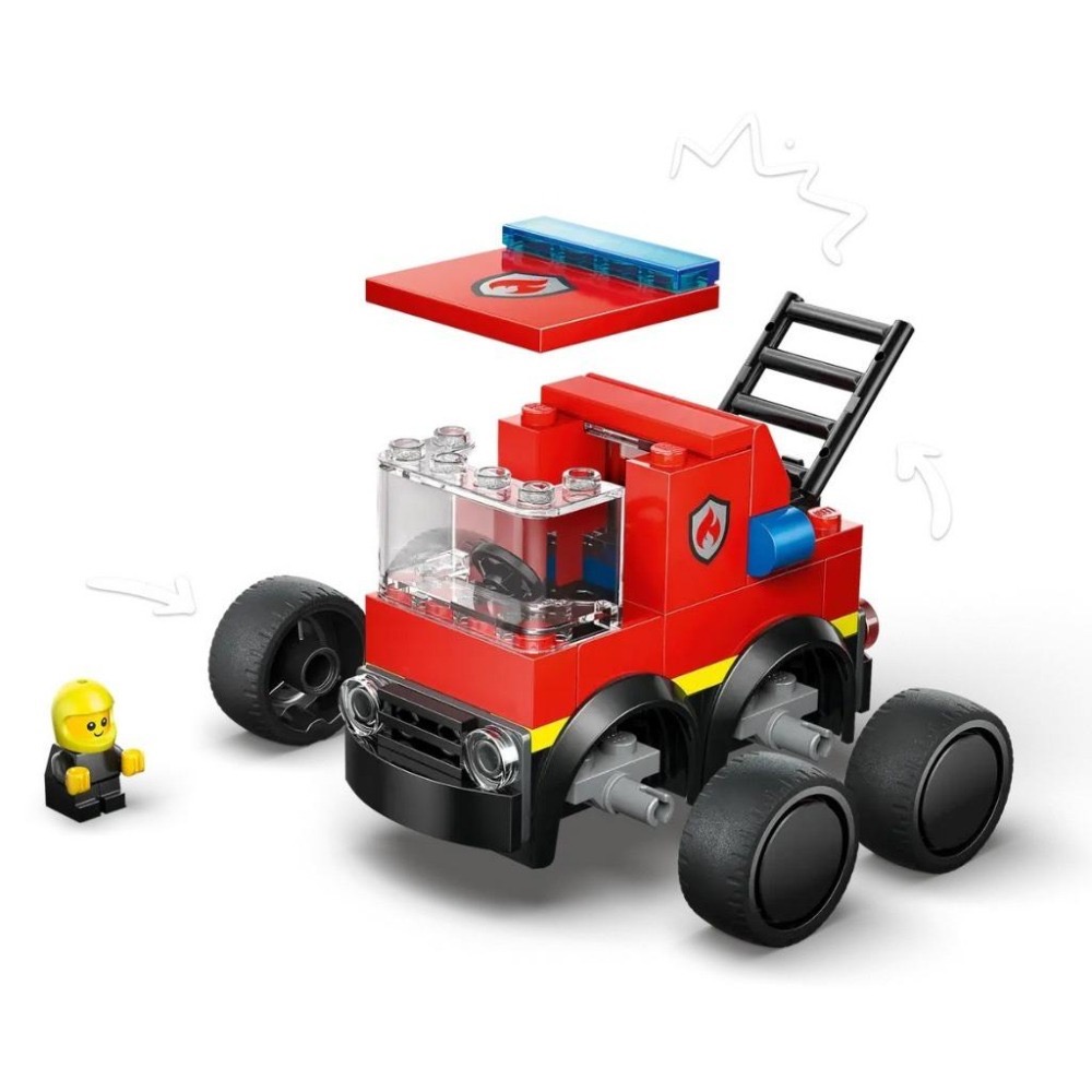 [樂享積木][可刷卡] LEGO 60482 Rides－消防車 城市系列-細節圖5